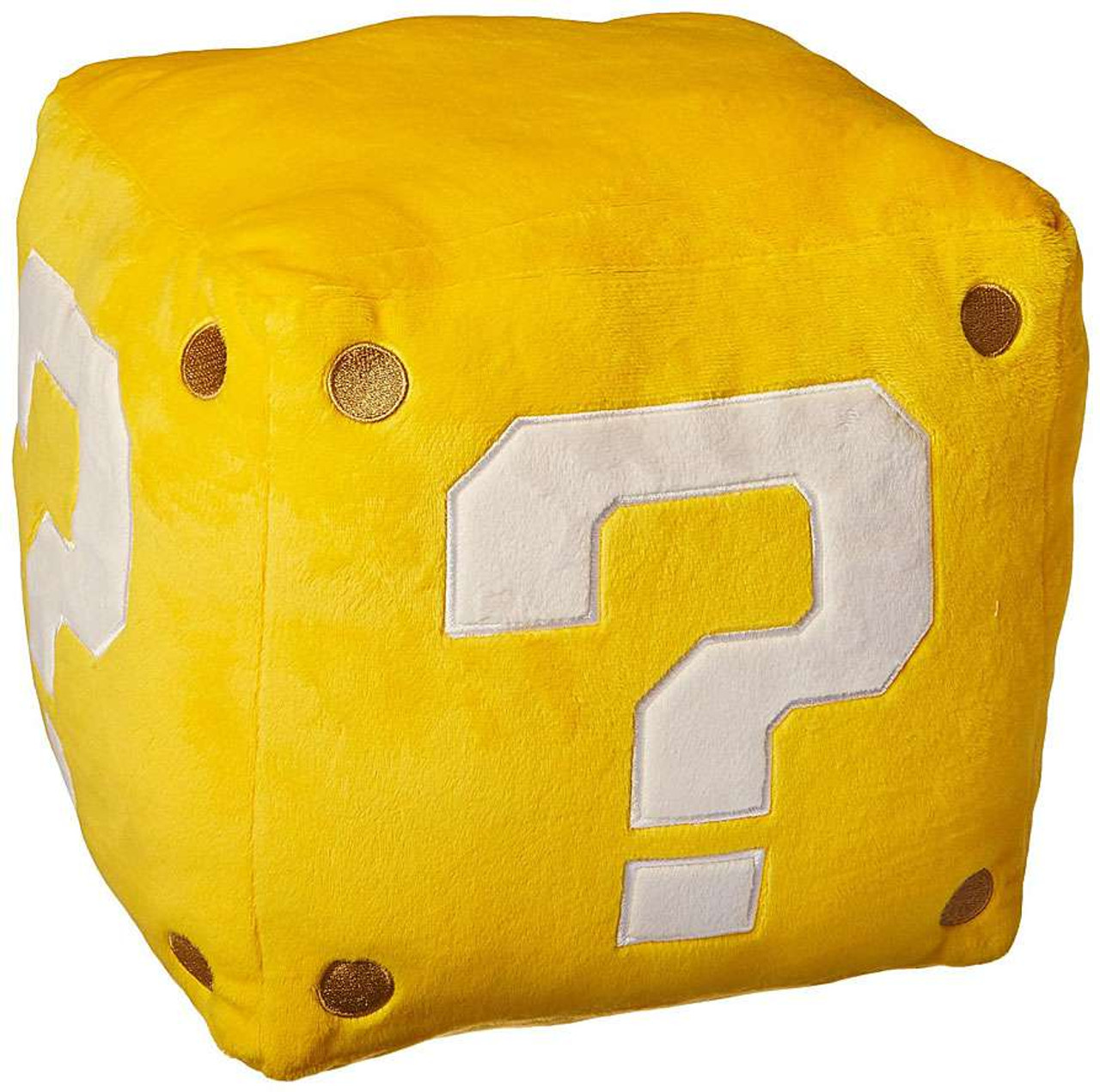 Super Mario Bros Coin Box 10 Plush Pillow San Ei Toywiz