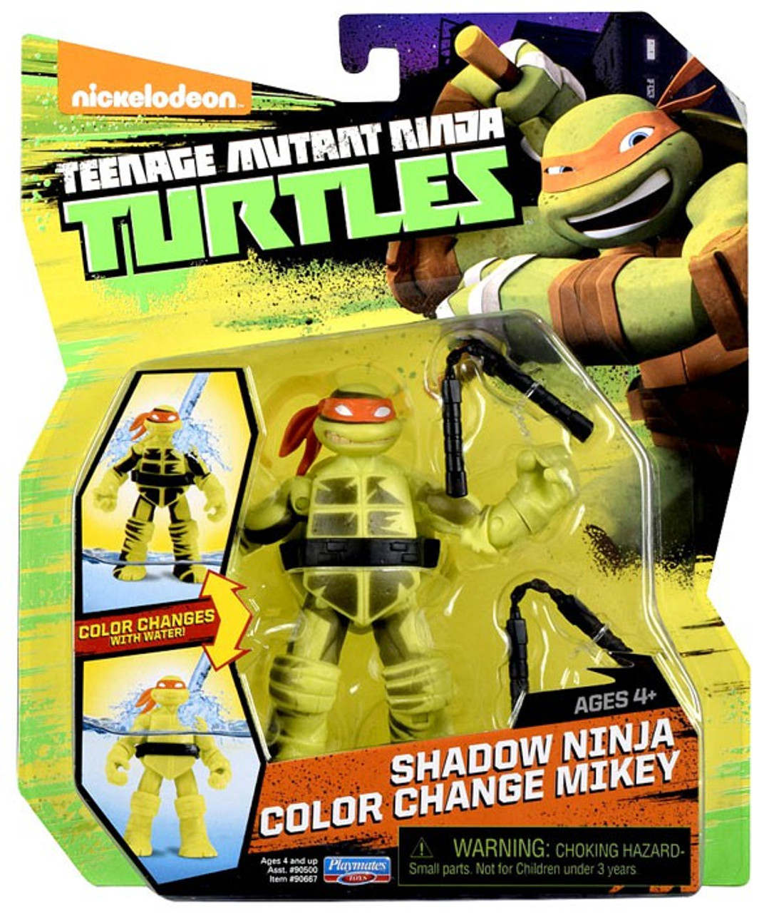 Teenage Mutant Ninja Turtles Nickelodeon Shadow Ninja Color Change Mikey 5 Action Figure Playmates Toywiz - roblox ninja blink potion