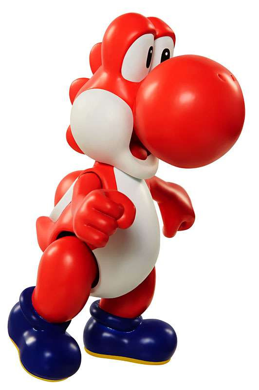 World of Nintendo Super Mario Series 6 Red Yoshi 4 Action Figure Jakks Pacific ToyWiz