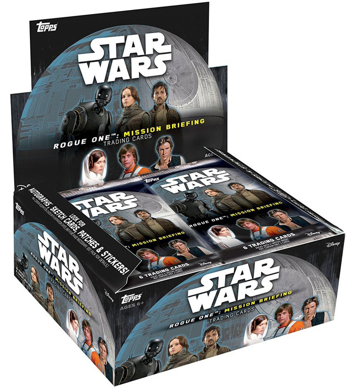 Star Wars Rogue One Mission Briefing Trading Card RETAIL Box 24 Packs Topps ToyWiz Star Wars Rogue One Mission Briefing Trading Card RETAIL Box 24 Packs Topps ToyWiz