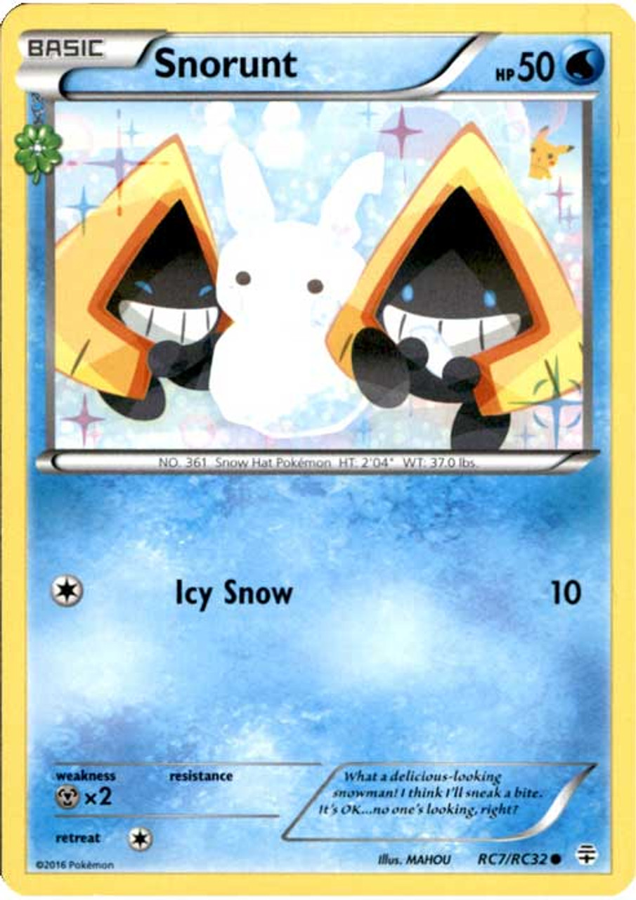 Pokemon X Y Generations Radiant Collection Single Card Common Snorunt Rc7 Toywiz - buy rc7 roblox