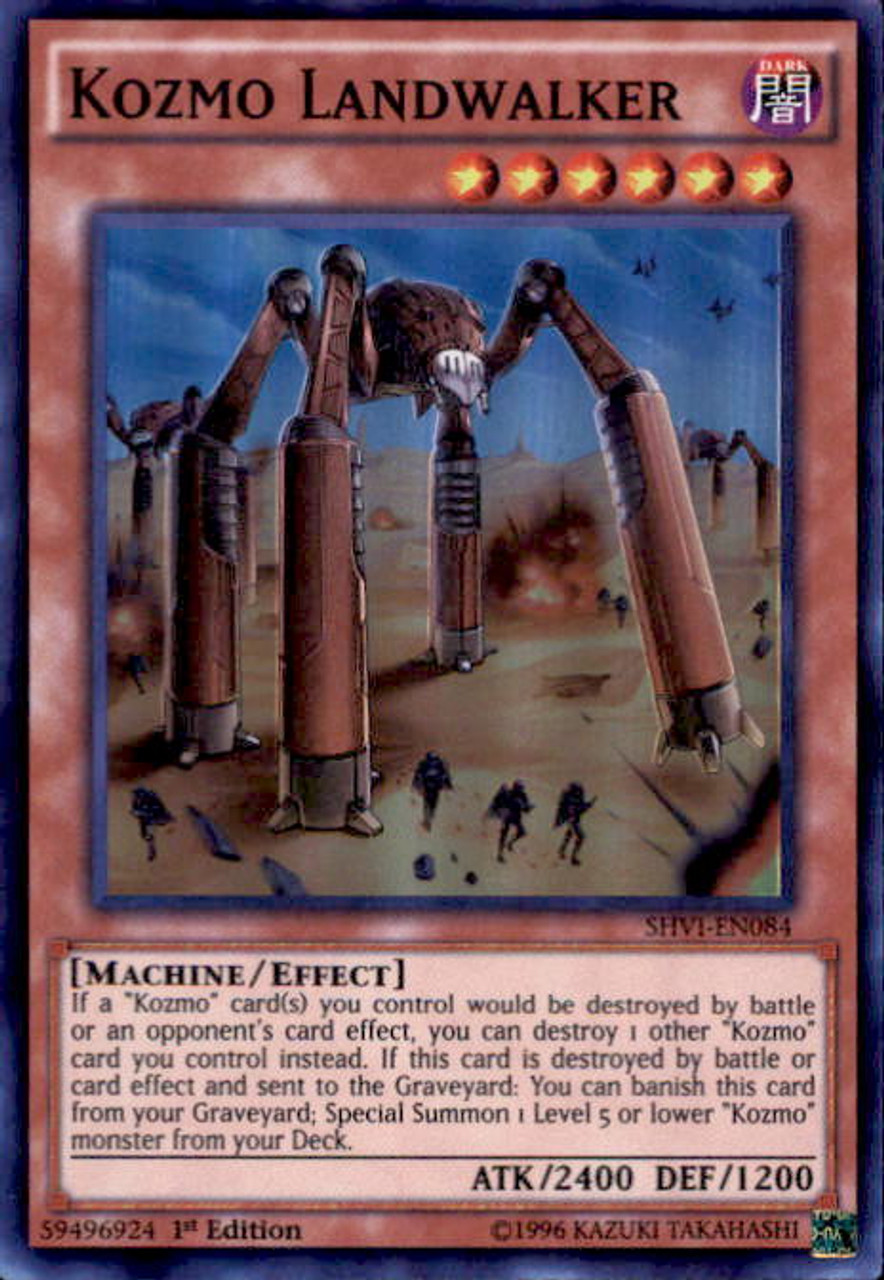 Yugioh Shining Victories Single Card Super Rare Kozmo Landwalker Shvi En084 Toywiz - roblox build and destroy walker