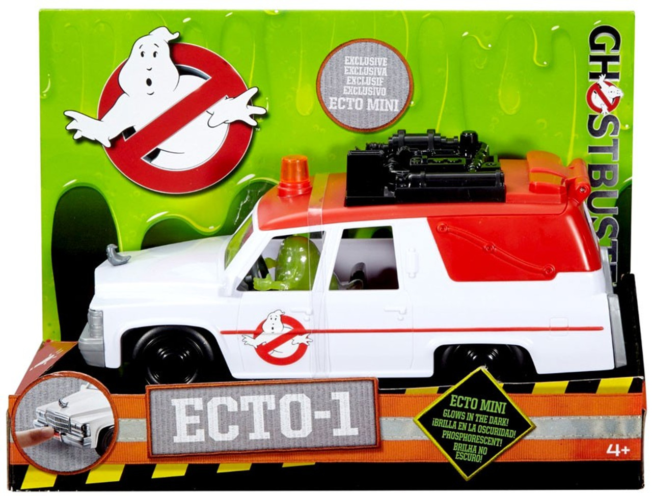 Ghostbusters 2016 Movie Ecto Mini Ecto 1 Action Figure Vehicle Includes Slimer Ecto Mini Mattel Toys Toywiz - ecto 1 siren roblox id