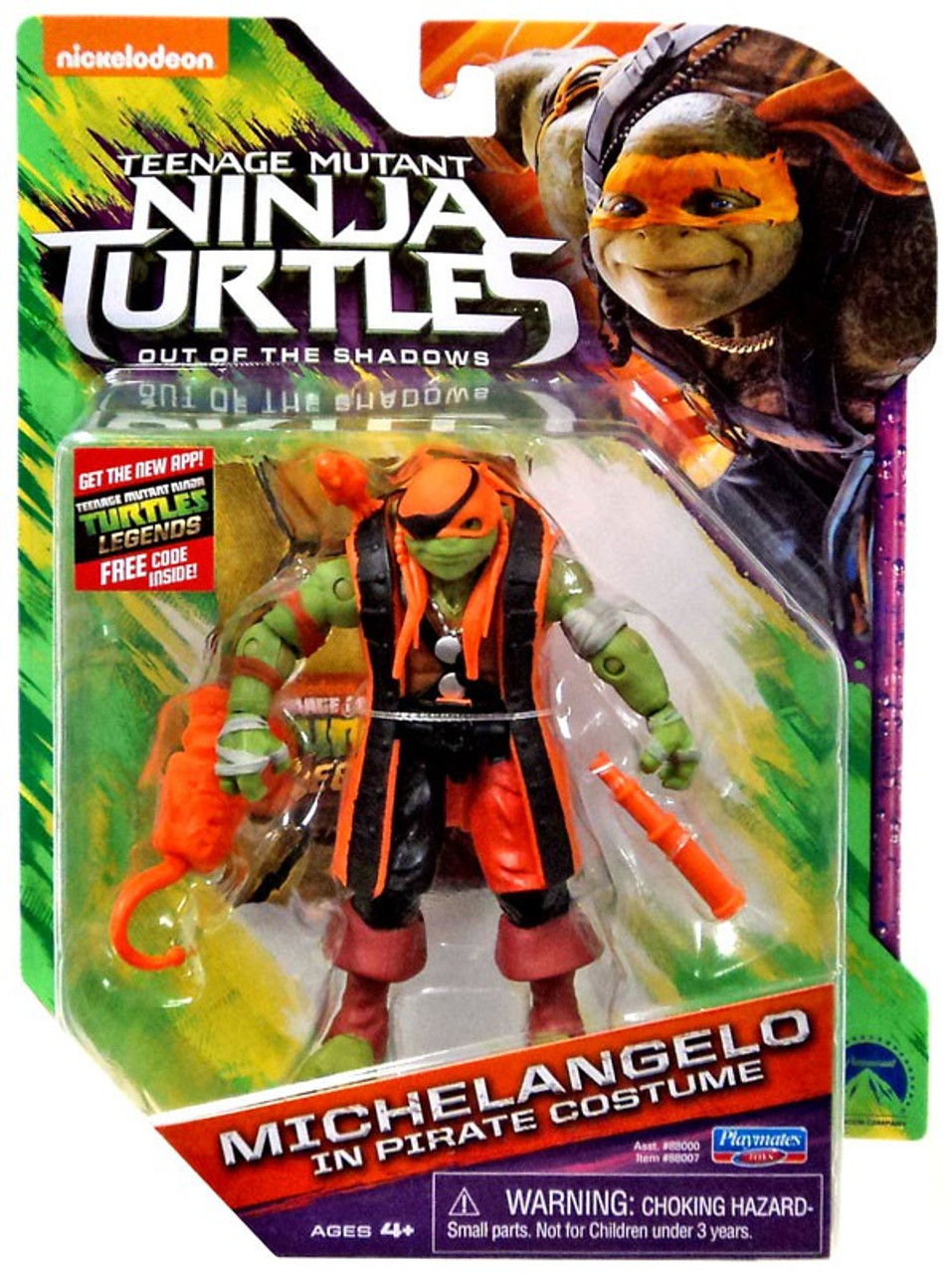 Teenage Mutant Ninja Turtles Out Of The Shadows Michelangelo In Pirate Costume Action Figure Playmates Toywiz - roblox mutant outfit