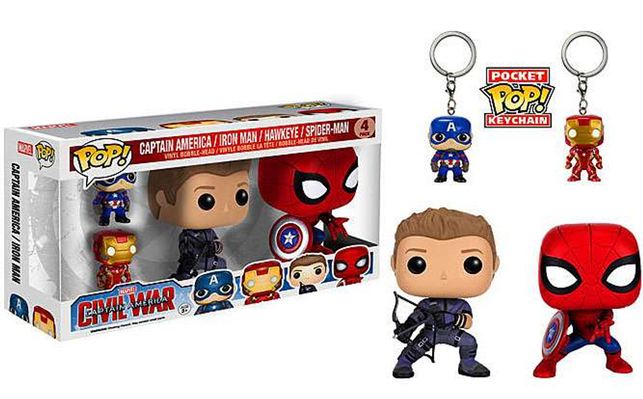 funko pop civil war 2 pack