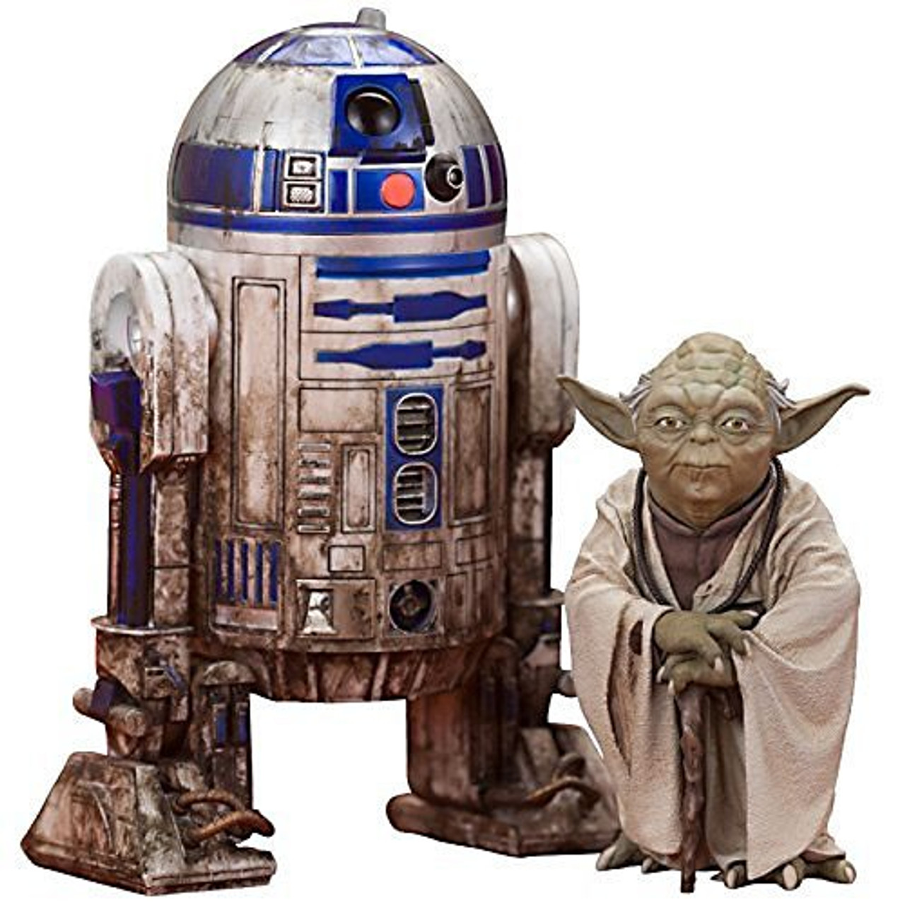 Star Wars Artfx Dagobah Yoda R2 D2 110 Statue Set Kotobukiya Toywiz - yoda custom robe roblox