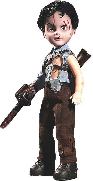 Living Dead Dolls Evil Dead 2 Ash 10 Doll Mezco Toyz - ToyWiz