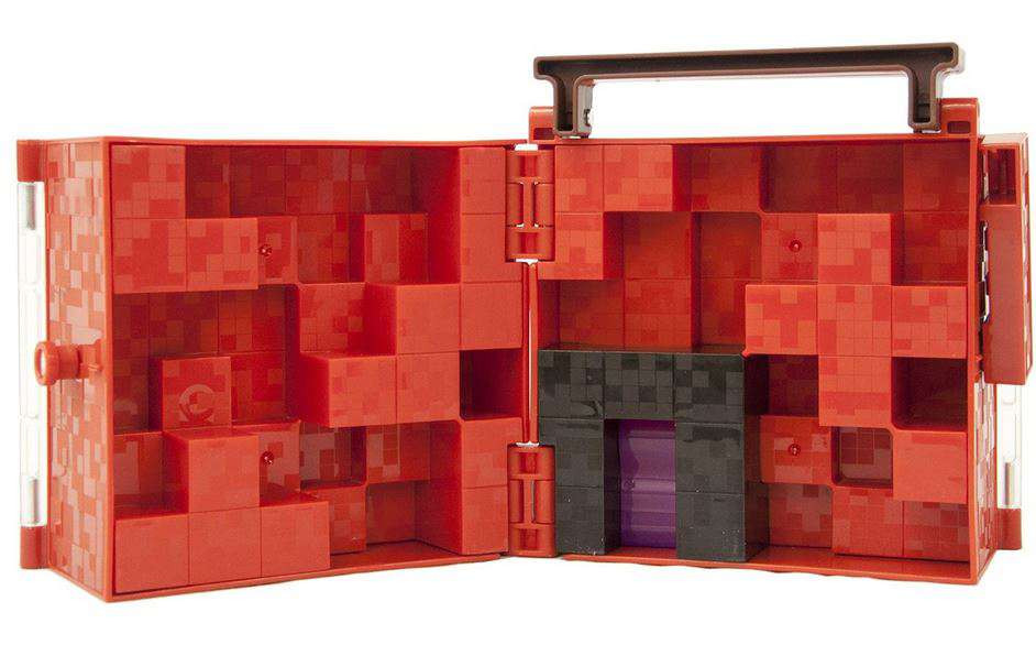 Minecraft Series 3 Netherrack Mini Figure Collector Case Mattel Toys