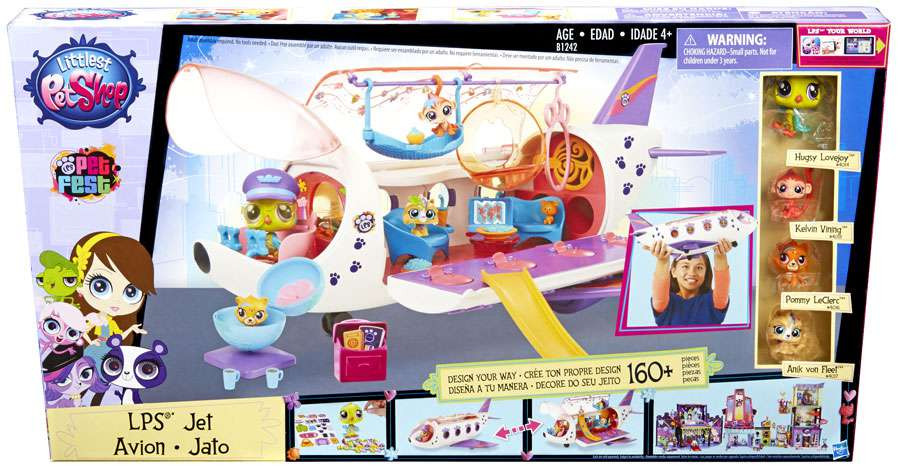 Littlest Pet Shop Pet Fest LPS Jet Playset Hasbro Toys ToyWiz
