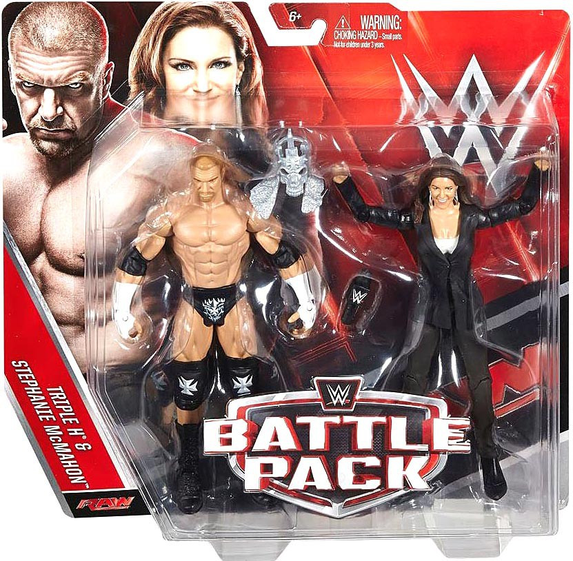 WWE Wrestling Battle Pack Series 42 Triple H Stephanie McMahon 6 Action
