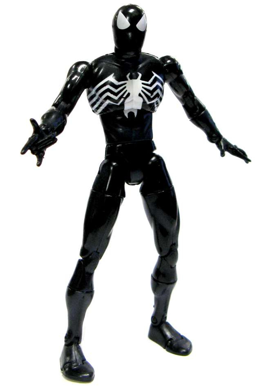 black and red spiderman toy