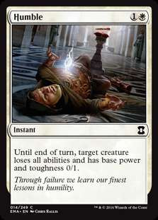 Magic The Gathering Eternal Masters Single Card Common Humble 14 Toywiz