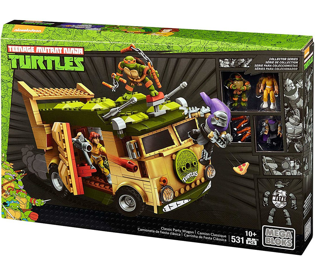 TMNT クラシック パーティーワゴン ビークル Mega Bloks Teenage Mutant Ninja Turtles Collector Classic Party