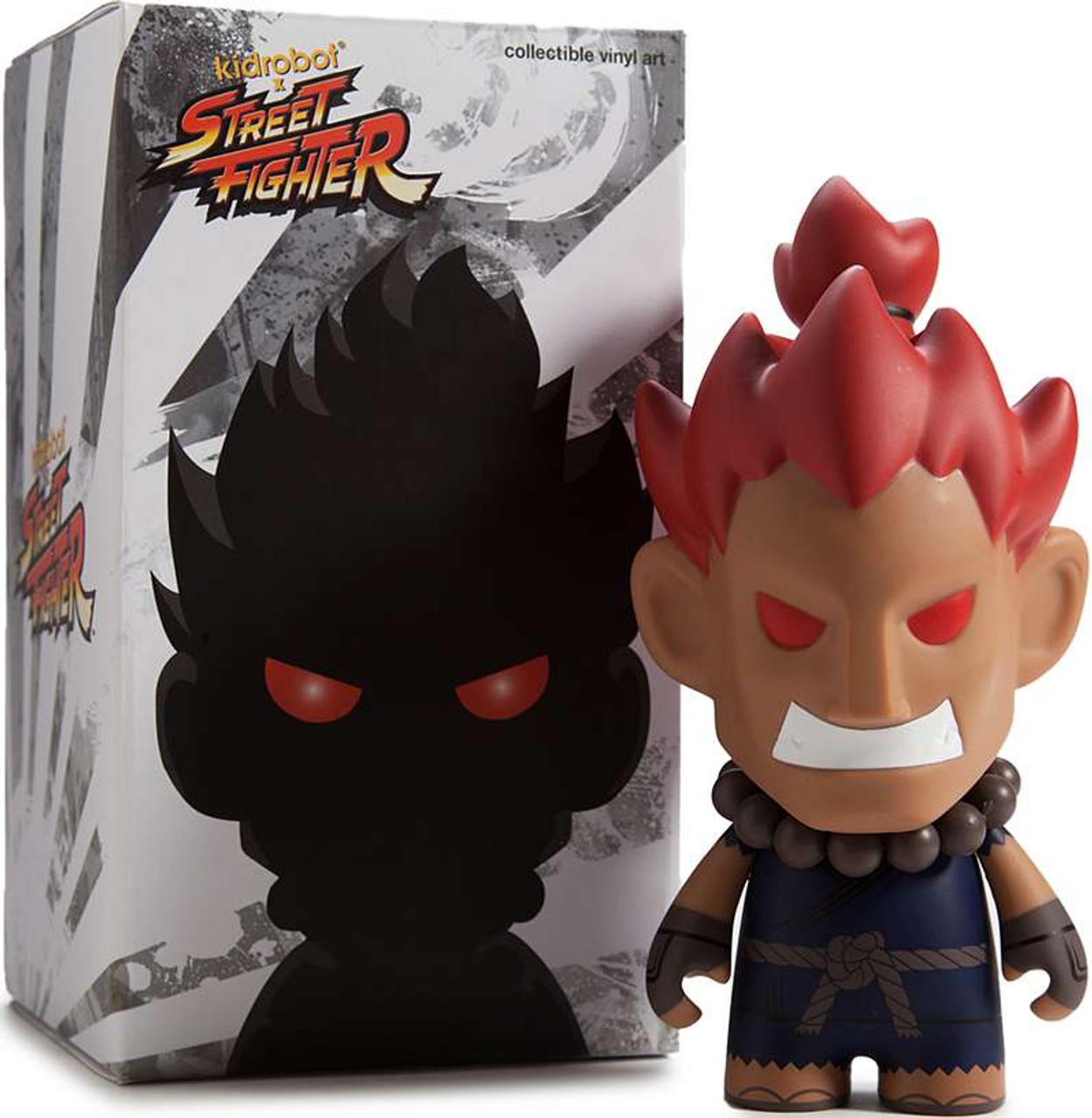 Street Fighter V Akuma 7 Medium Vinyl Figure Kidrobot Toywiz - akuma street fighter custom roblox