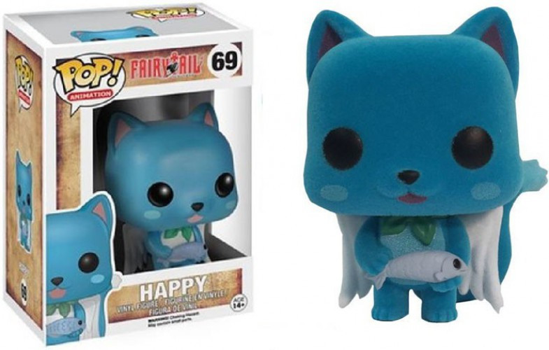 flocked happy funko pop