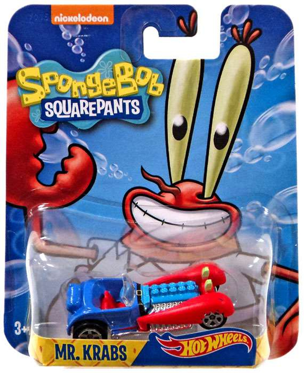 Hot Wheels Spongebob Squarepants Mr. Krabs Diecast Character Car 