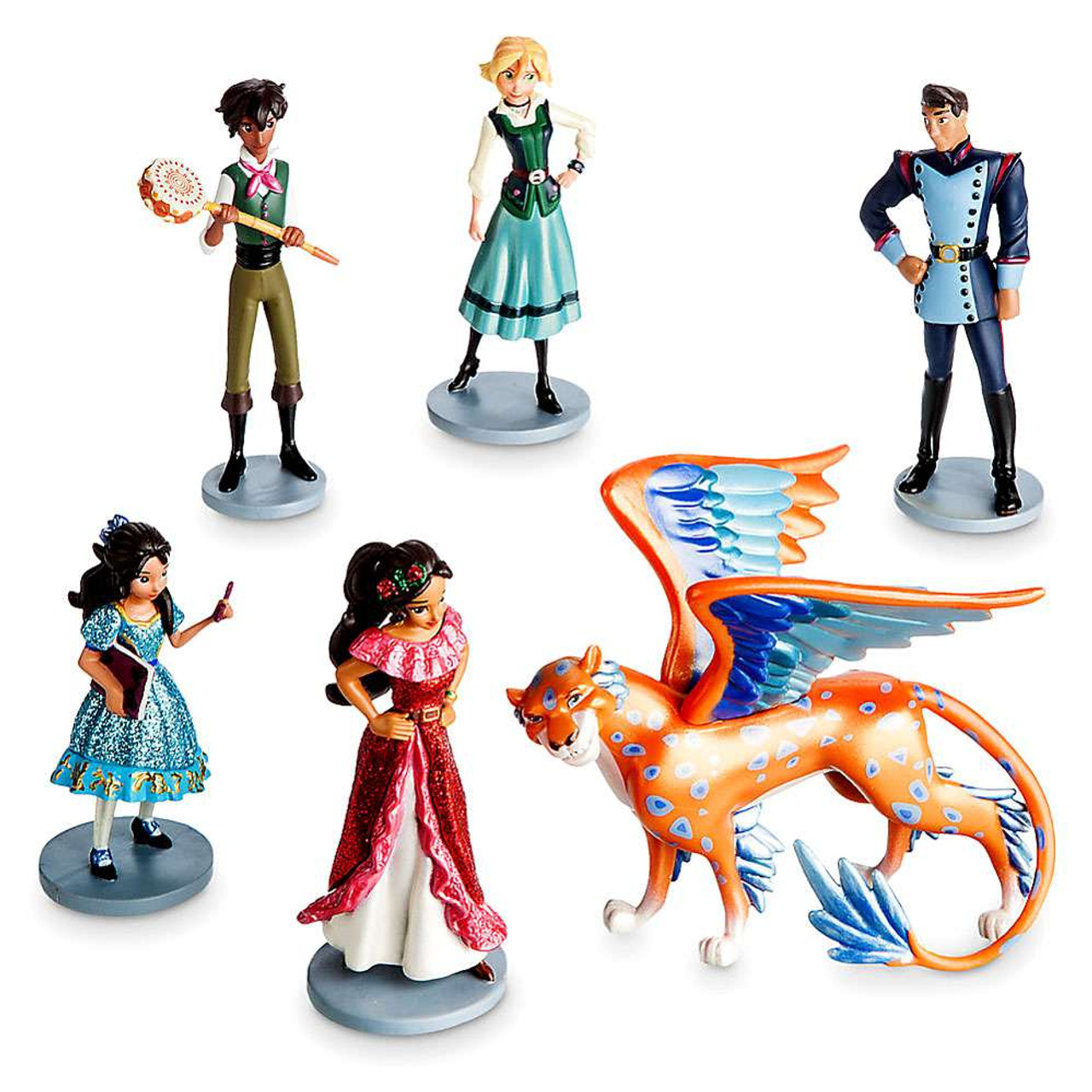 Disney Elena Of Avalor Elena Of Avalor Exclusive 6 Piece Pvc Figure Play Set Toywiz 1489