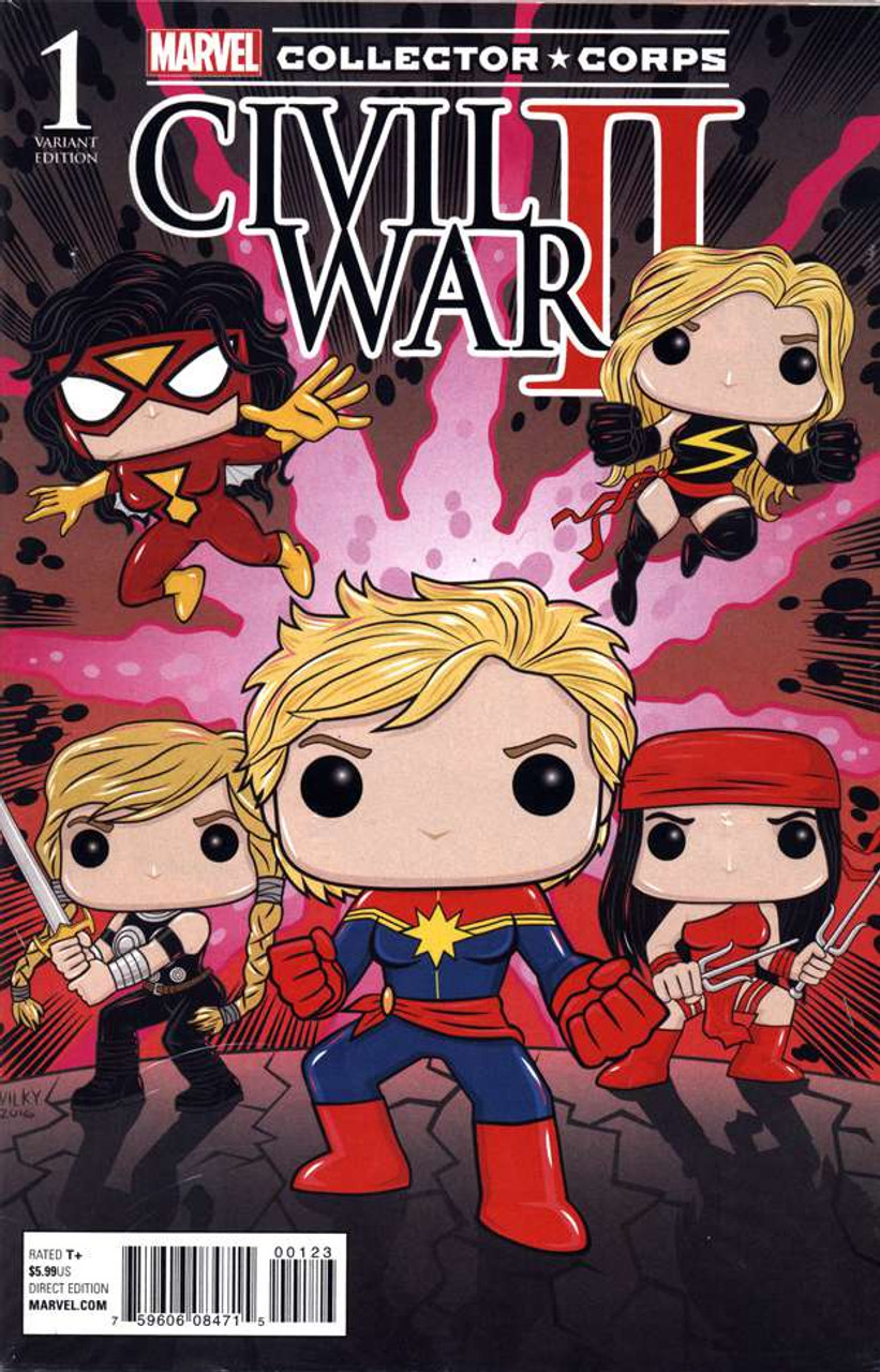 Marvel Comics Civil War Civil War Ii Variant Marvel Funko Collector Corps Cover Comic Book 1 Polybagged Toywiz - civil war jojo roblox