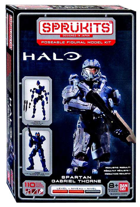 Halo Spartan Gabriel Thorne Spru Kit Level 2 Bandai America - ToyWiz