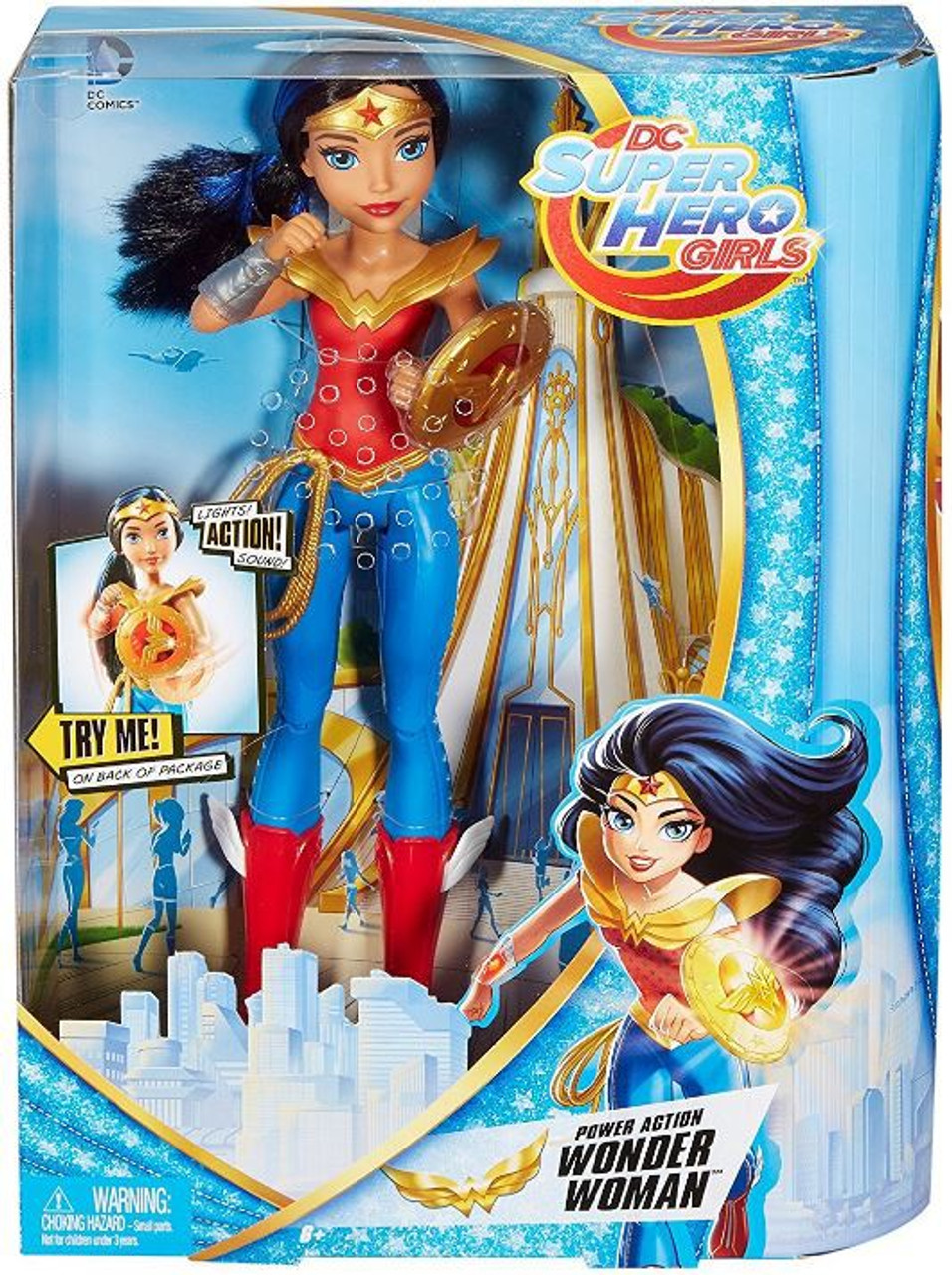Dc Super Hero Girls Power Action Wonder Woman 11 Doll