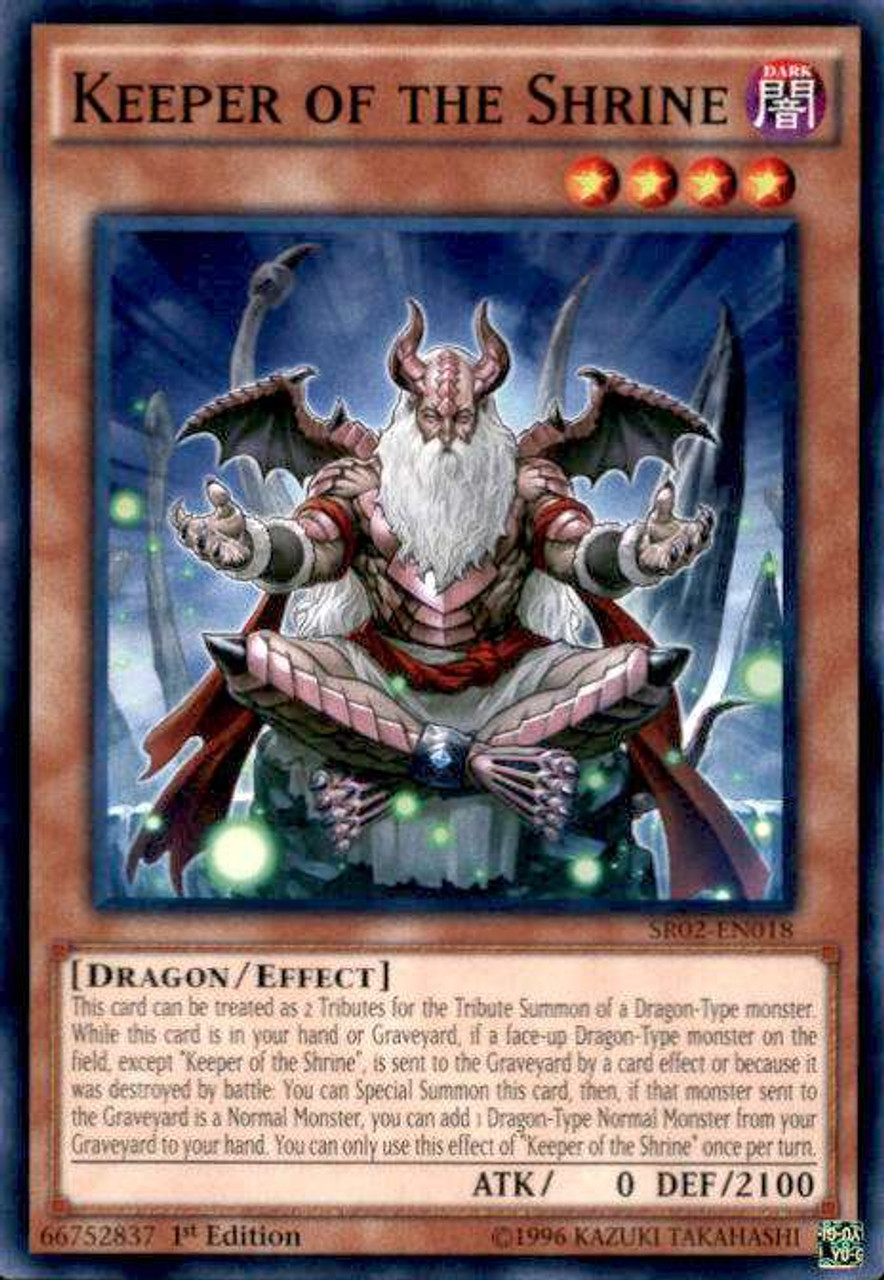 Yugioh Rise Of The True Dragons Structure Deck Single Card Common Keeper Of The Shrine Sr02 En018 Toywiz - dragon keeper roblox game
