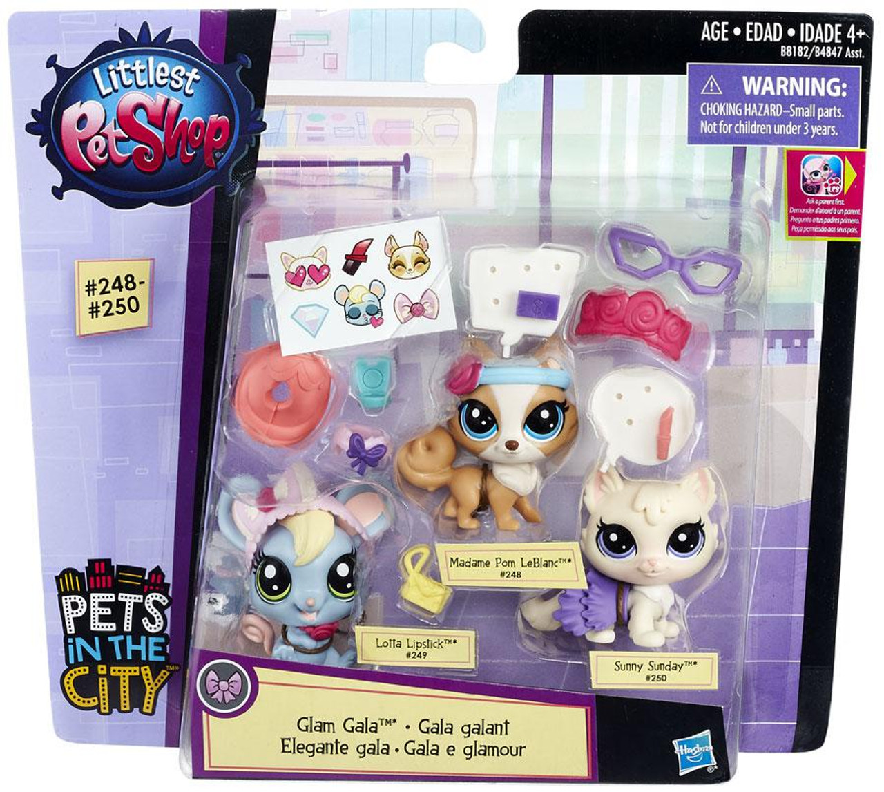 Littlest Pet Shop Pets In The City Glam Gala Hasbro Toys Toywiz