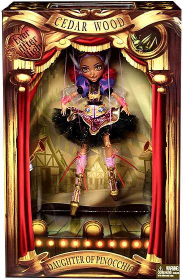 cedar wood doll pinocchio