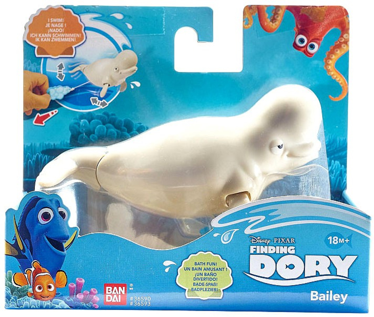 finding dory swimming bailey