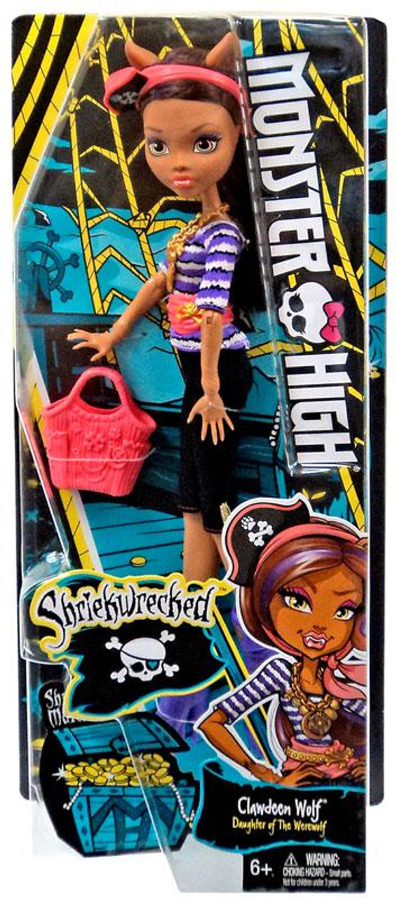 monster high shriek wrecked dolls