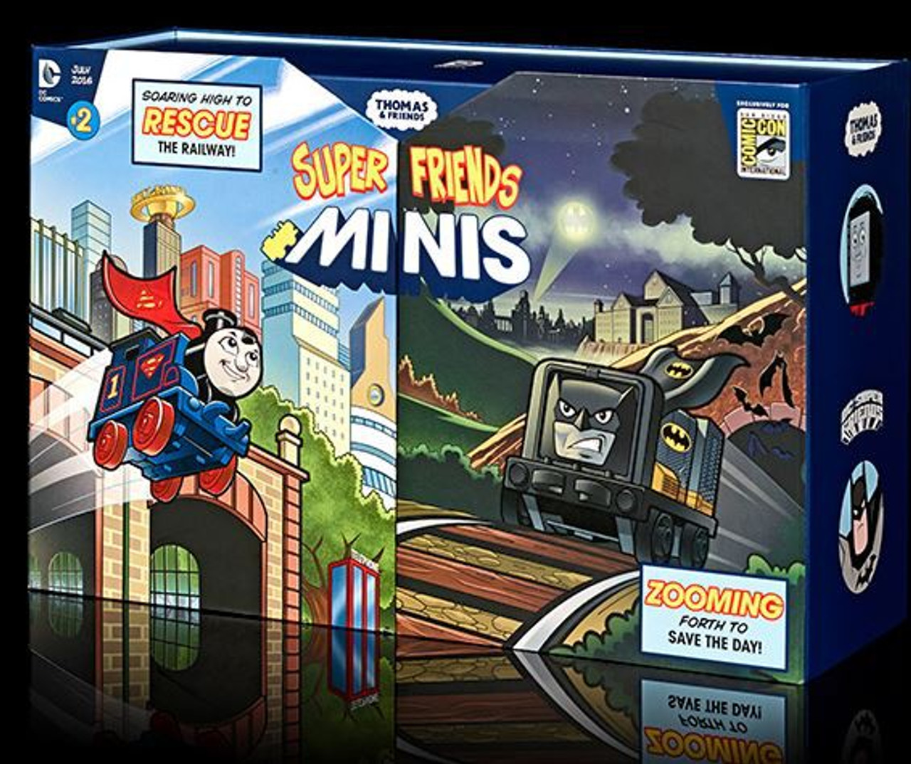 thomas and friends minis dc super friends