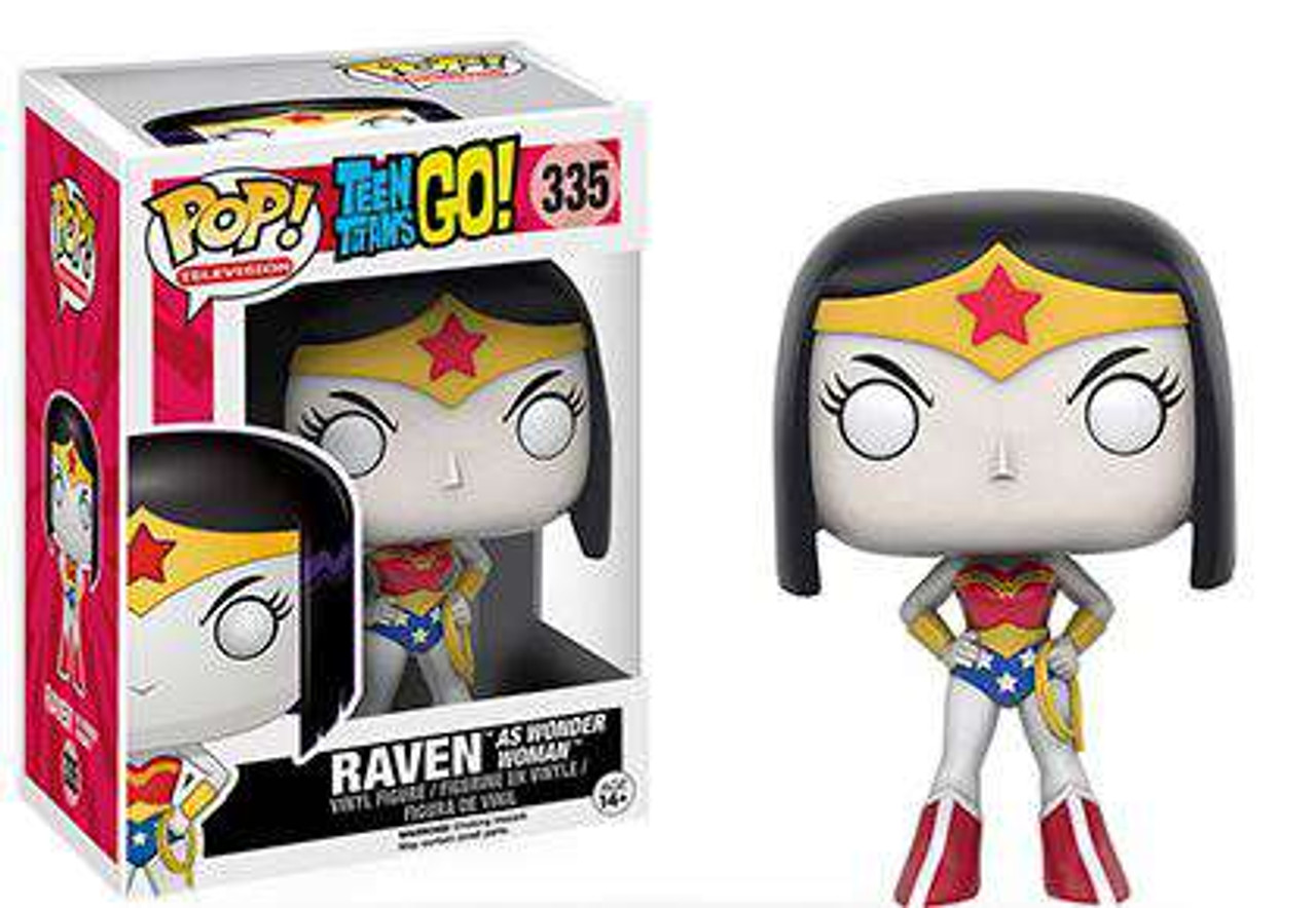 Funko Dc Teen Titans Go Pop Tv Raven As Wonder Woman Exclusive Vinyl Figure 335 Toywiz - trigon attacks raven roblox