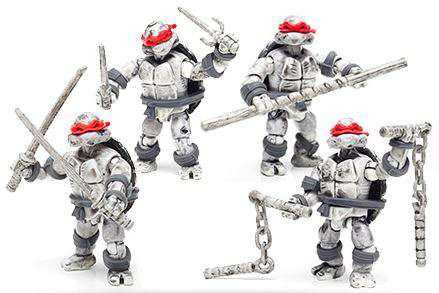 Mega Bloks Teenage Mutant Ninja Turtles Leonardo Figure - Eastman & Laird Collector's Edition With Metal Shell - View #3