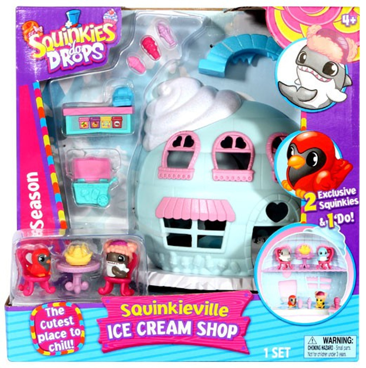 Squinkies Do Drops Season 1 Squinkieville Ice Cream Shop Blip Toys ToyWiz