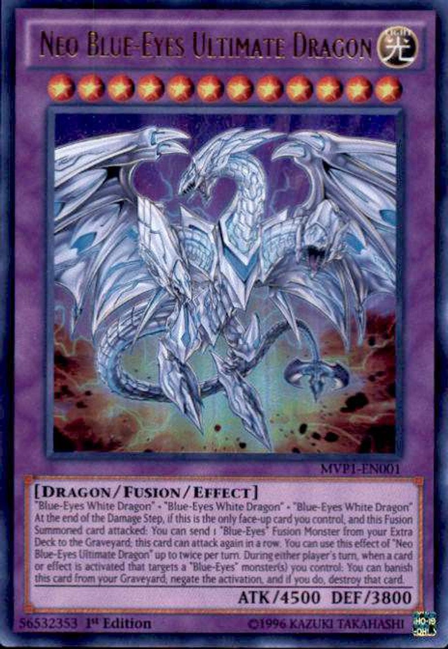 YuGiOh Dark Side of Dimensions Movie Single Card Ultra Rare Neo Blue-Eyes Ultimate Dragon MVP1 ...