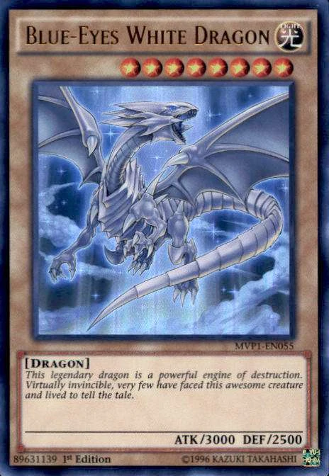 YuGiOh Dark Side Of Dimensions Movie Single Card Ultra Rare Blue Eyes 