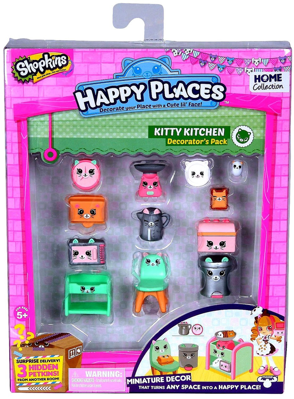 Shopkins Happy Places Series 1 Kitty Kitchen Decorators Pack Moose Toys Toywiz - kitty face spawn d roblox