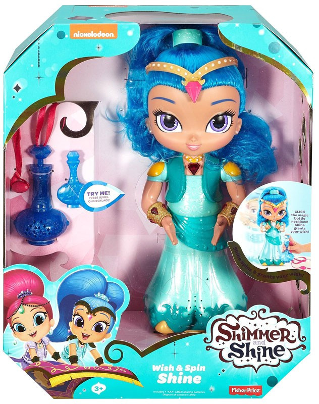Fisher Price Shimmer Shine Wish Spin Shine Doll ToyWiz