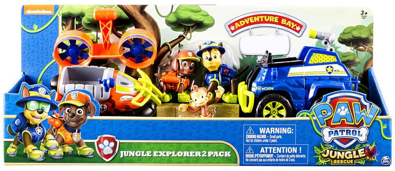 paw patrol jungle rescue truck
