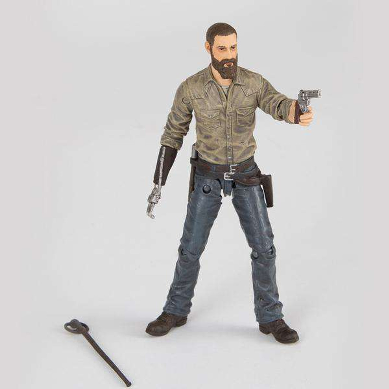 Mcfarlane Toys The Walking Dead Comic Rick Grimes 2016 Exclusive Action Figure Full Color Toywiz 2597