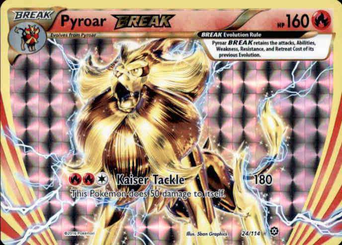 pyroar break pokemon card price - (24/114) - XY Steam Siege Pyroar BREAK - XY -