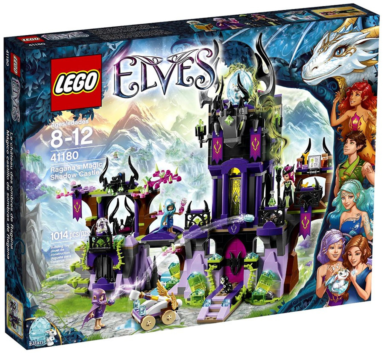 Lego Elves Raganas Magic Shadow Castle Set 41180 Toywiz - roblox dungeon quest kings castle spells