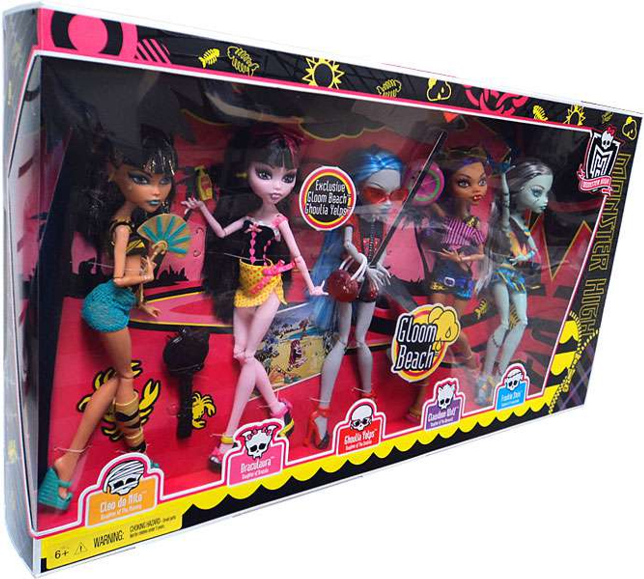 monster high 6 pack dolls