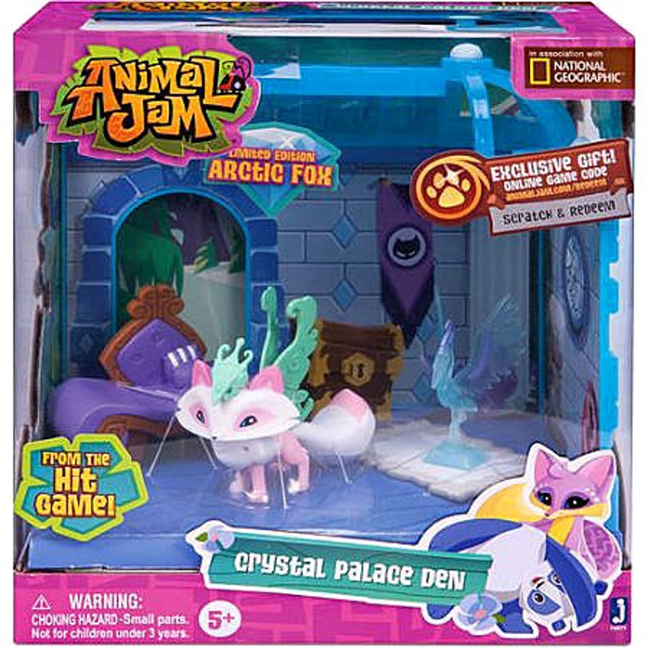 Animal Jam Crystal Palace Den Exclusive Playset Limited Edition Arcitic