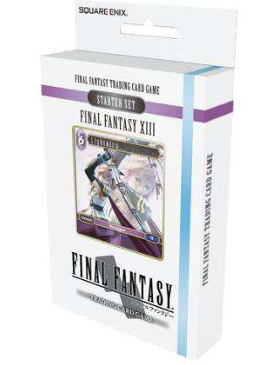 Final Fantasy Xiii Trading Card Game Ice And Lightning Starter Deck Square Enix Toywiz - final fantasy xiii lightning roblox