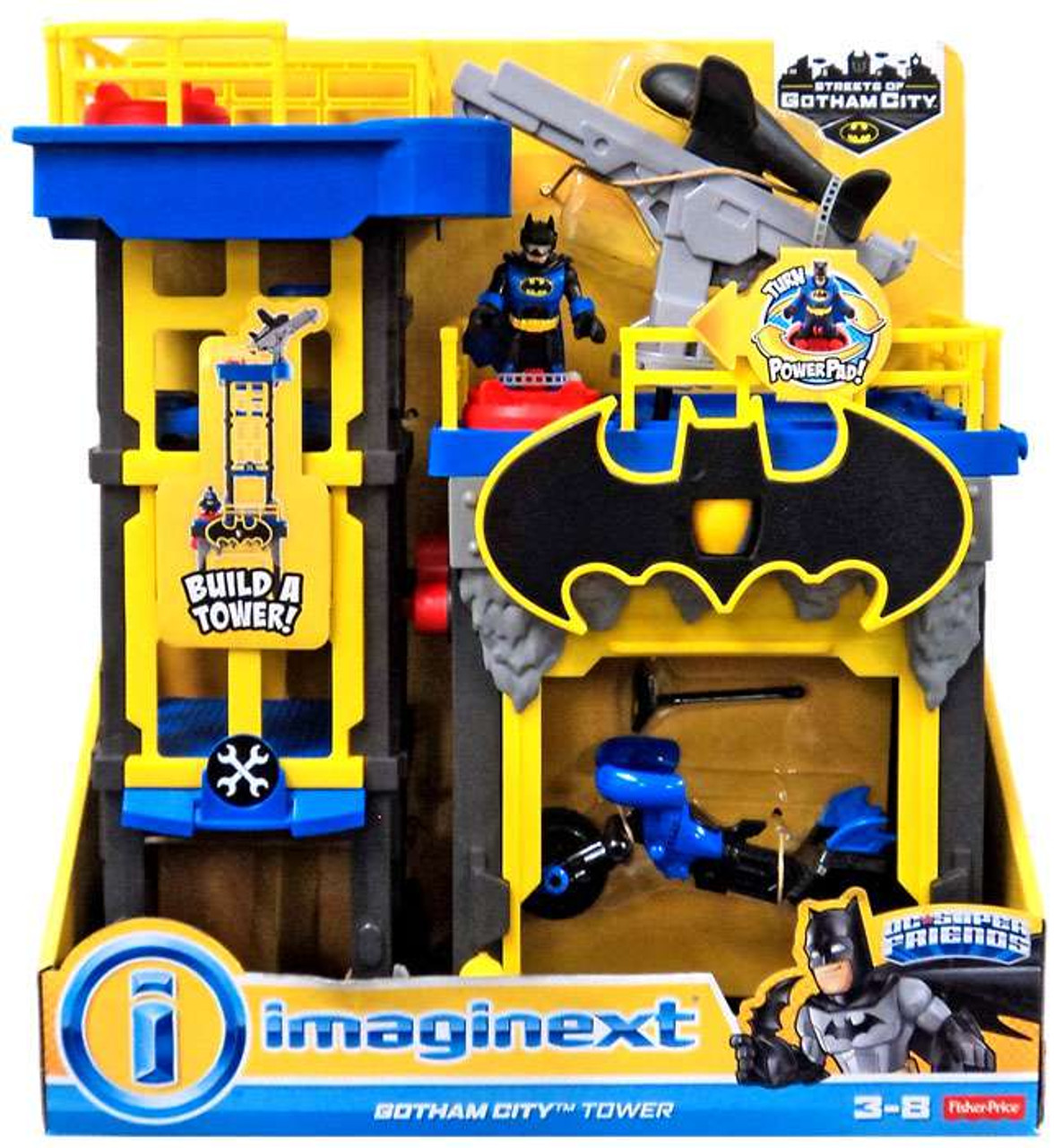 imaginext batman gotham city tower