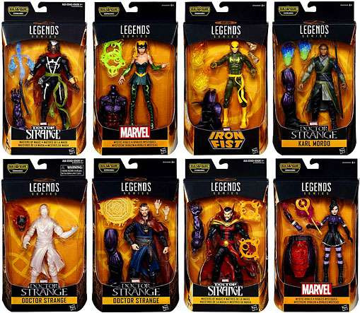 Marvel Doctor Strange Marvel Legends Dormammu Series Set Of 8 Action Figures Hasbro Toys Toywiz