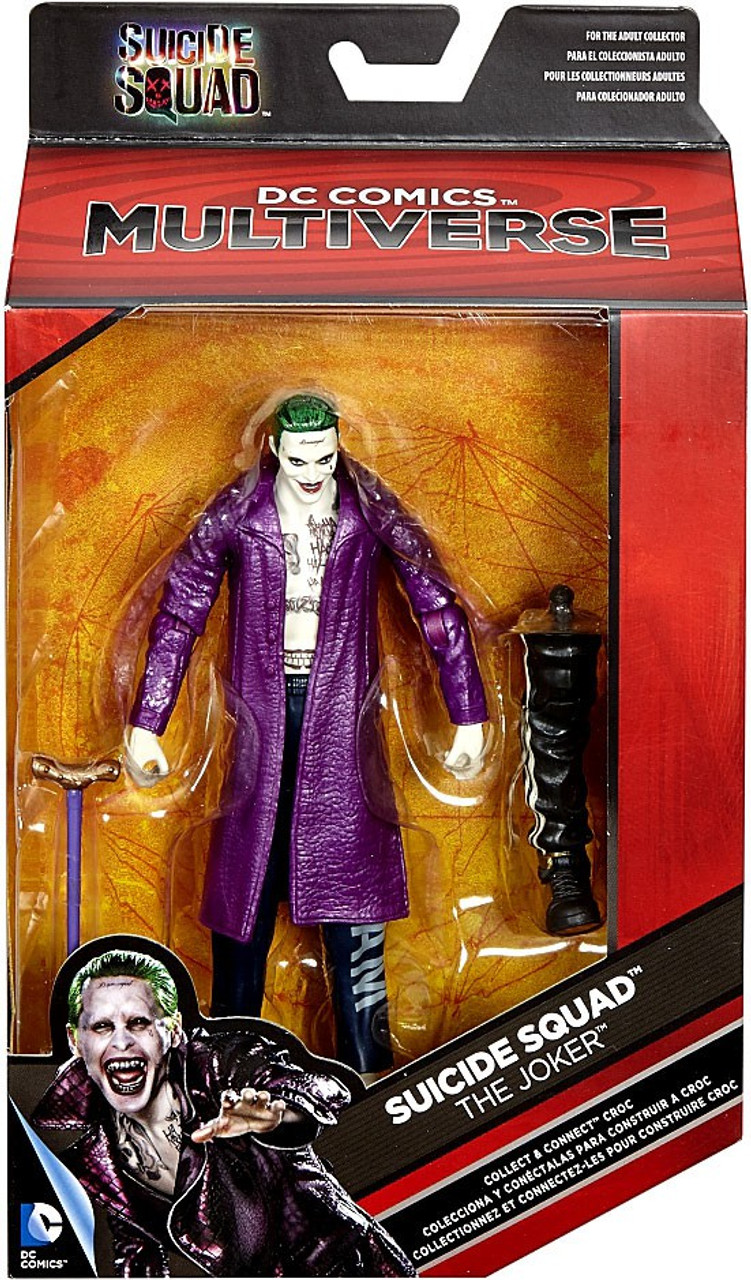 Dc Suicide Squad Multiverse Croc Series The Joker 6 Action Figure Purple Jacket Mattel Toys Toywiz - casting call club suicide squad a dc roblox series