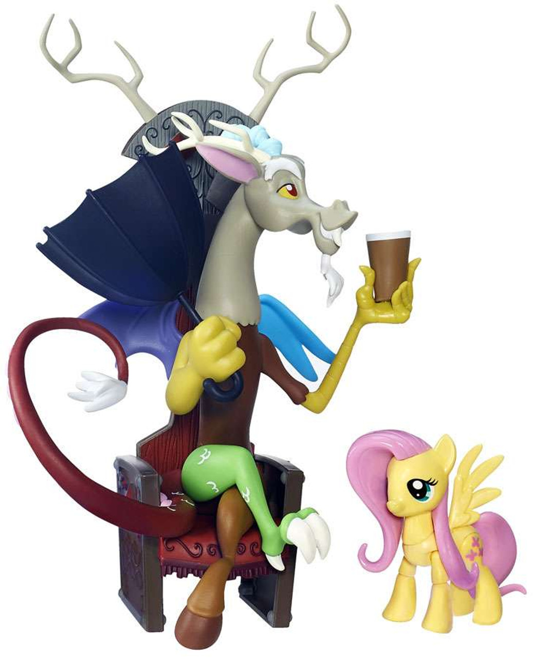My Little Pony Discord Fluttershy Exclusive Figure Set Hasbro Toys ToyWiz