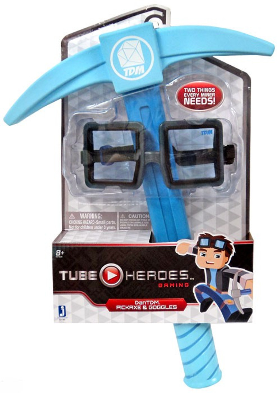 Tube Heroes Dantdm Pickaxe Goggles Jazwares Toywiz - dantdm roblox part 2