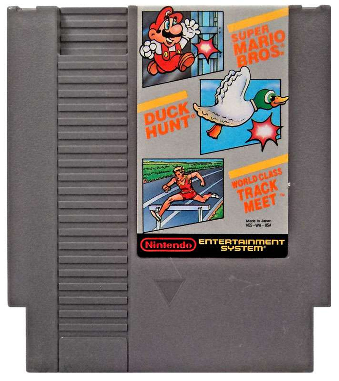 Nintendo Nes Super Mario Bros Duck Hunt World Class Track Meet Video Game Cartridge Played Condition Toywiz - mario and luigi play roblox meet and eat